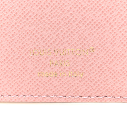 Louis Vuitton Damier Azur Victorine Wallet  Rose Ballerine 6 of 6