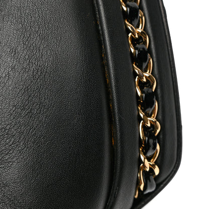 Chanel Lambskin CC Cap Toe Platform Chain Pumps 38 Black 10 of 13