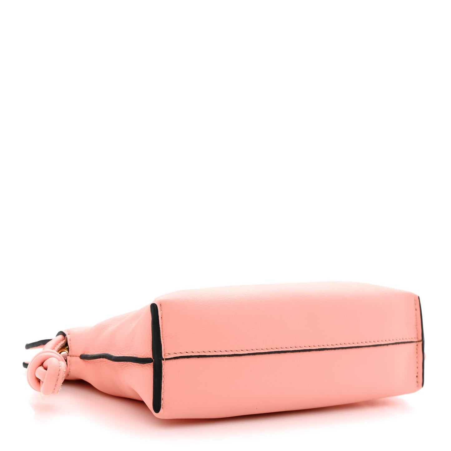 Calfskin Nano Flamenco Knot Clutch Warm Blossom