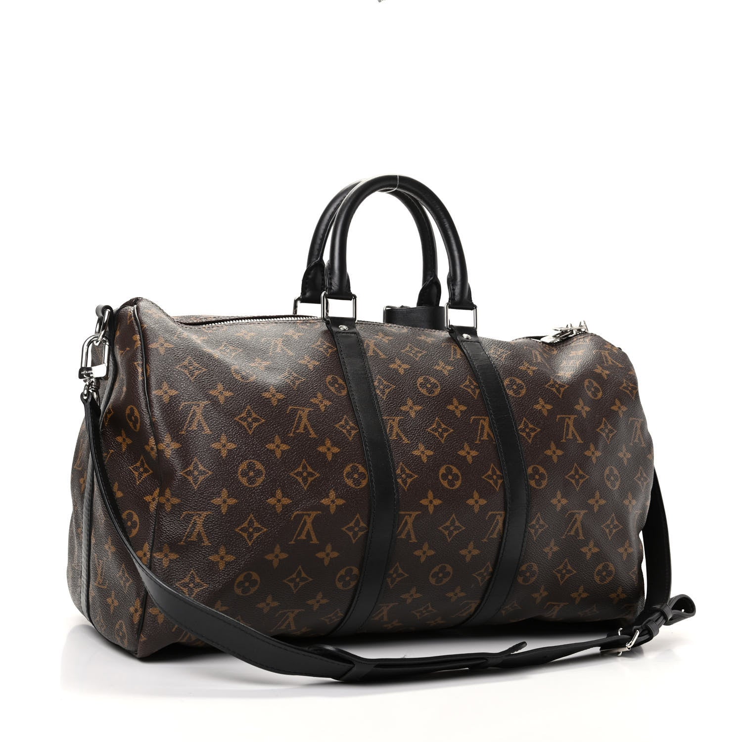 Louis Vuitton Monogram Macassar Keepall Bandouliere 45 2 of 9