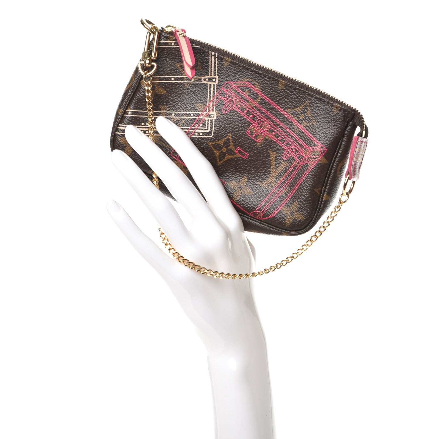 Louis Vuitton Monogram 2014 Christmas Animation Mini Pochette Accessories 2 of 8