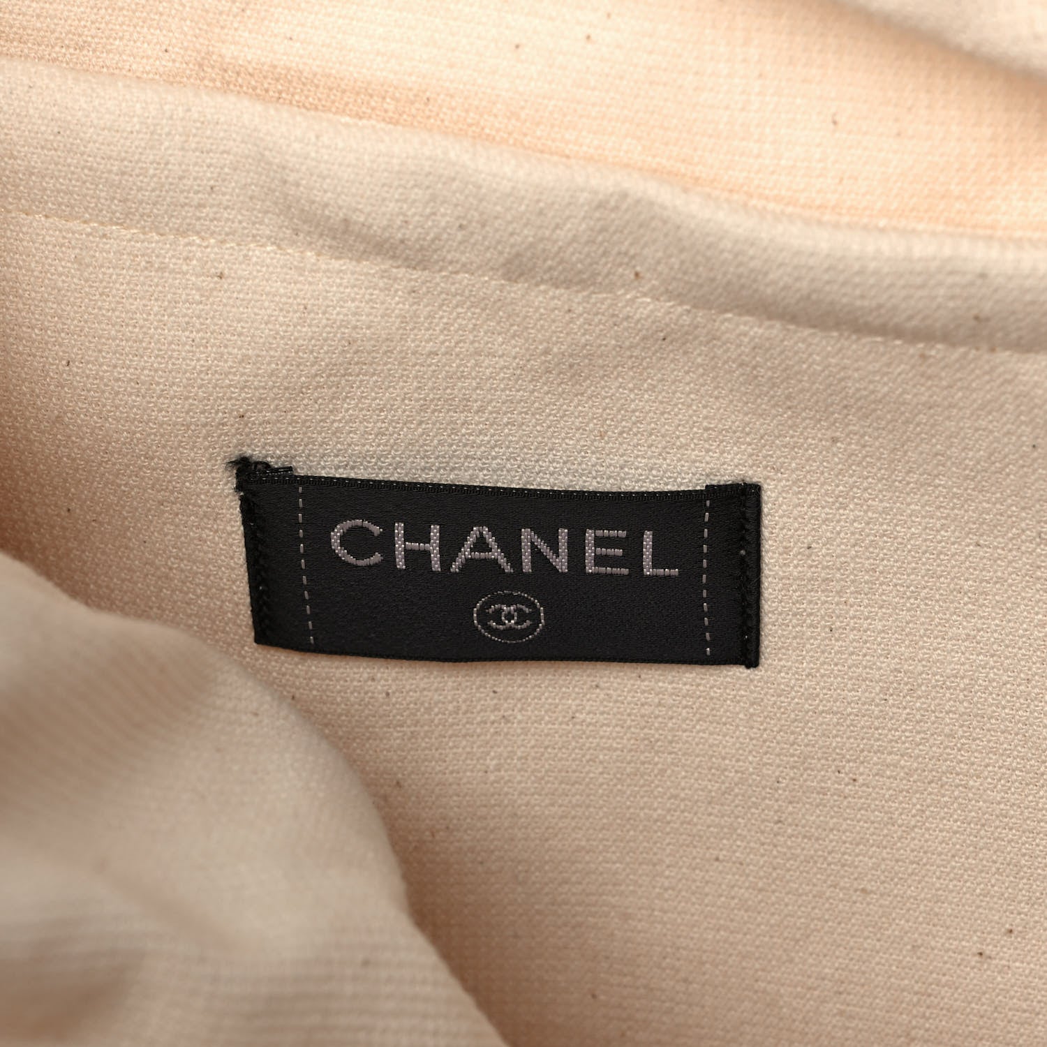Chanel Terry Cotton CC Beach Tote Towel Set Ivory 7 of 17