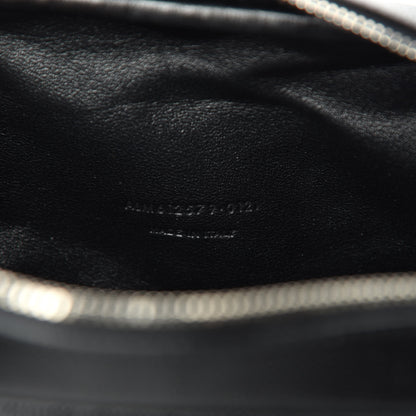 Saint Laurent Grain De Poudre Matelasse Monogram Mini Lou Camera Bag Black 9 of 11