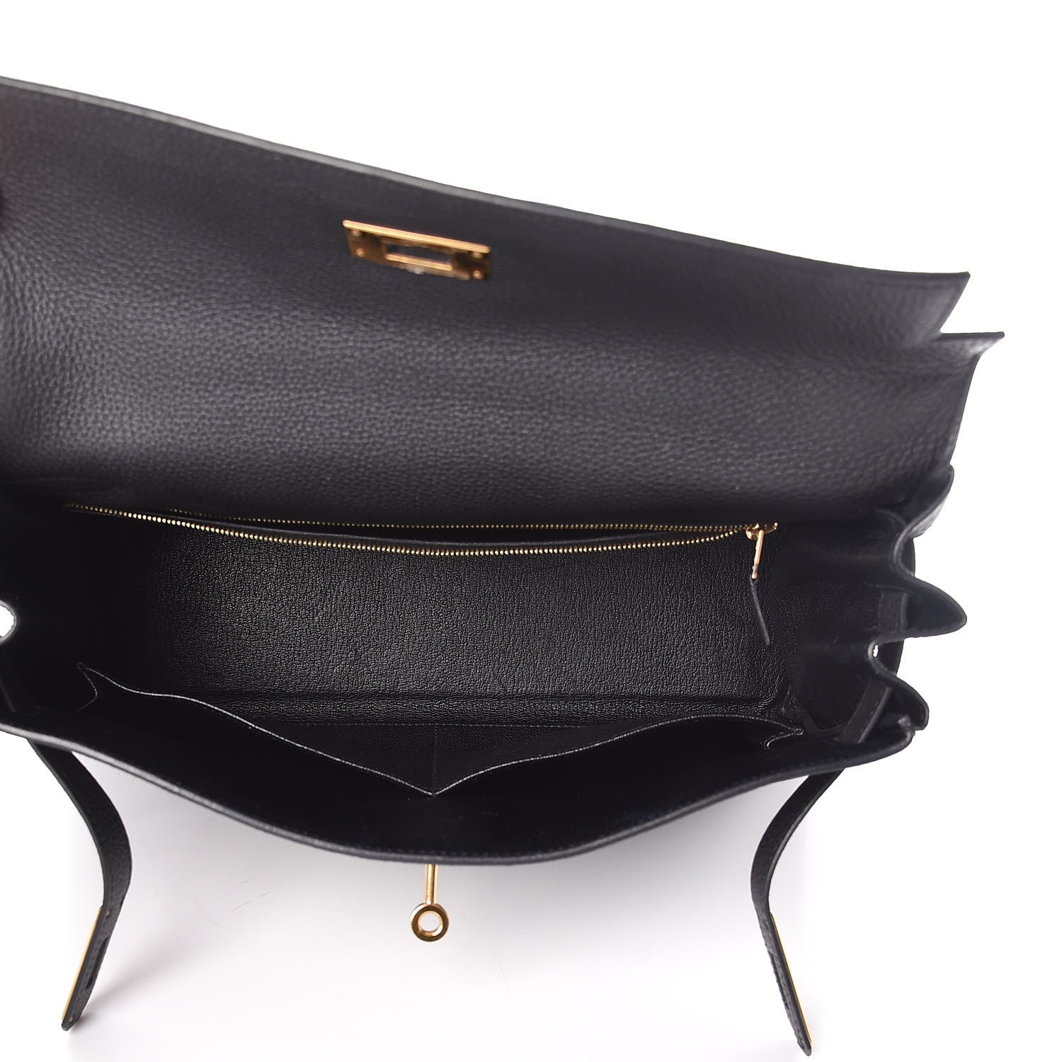 Hermes Togo Kelly Retourne 32 Black 7 of 38