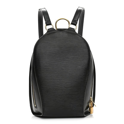 Louis Vuitton Epi Mabillon Backpack Black 1 of 10