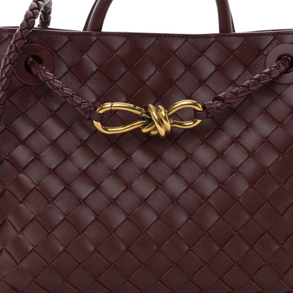 Bottega Veneta Nappa Intrecciato Small Andiamo Shoulder Bag Barolo 6 of 8