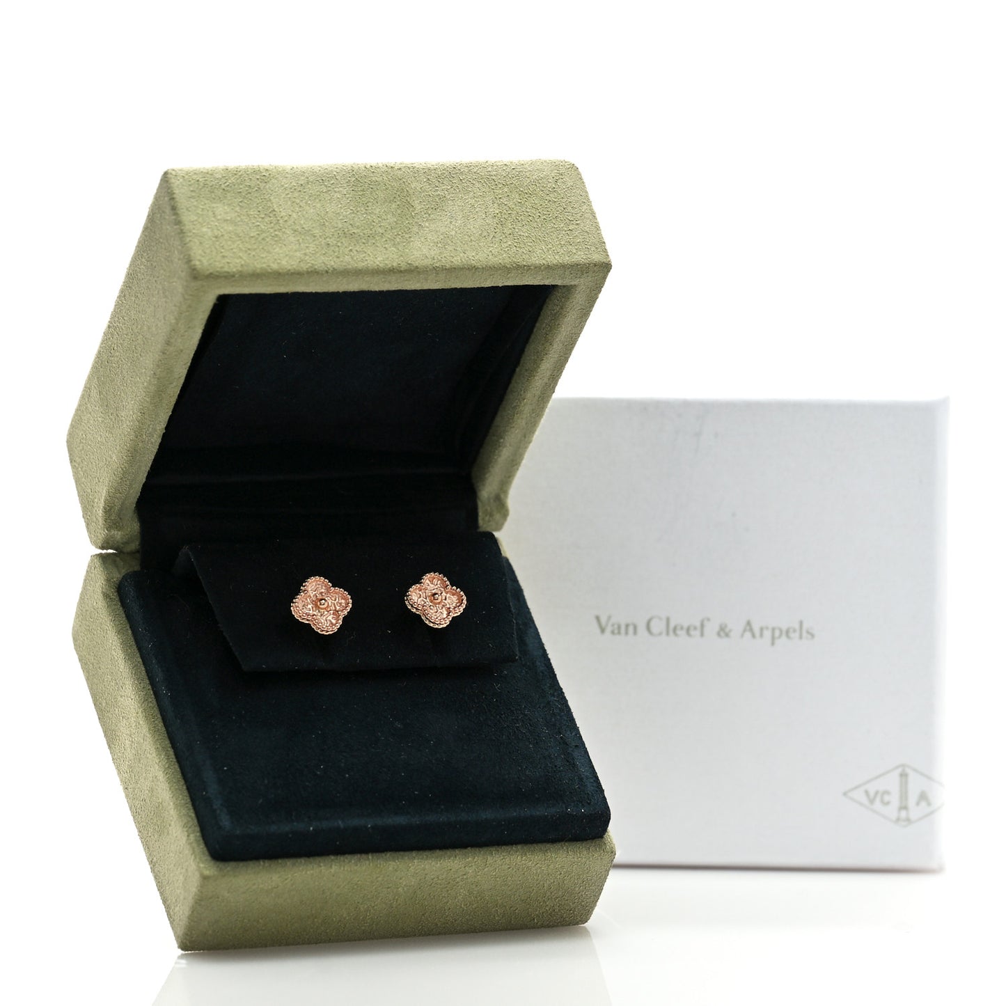 18K Rose Gold Sweet Alhambra Earrings
