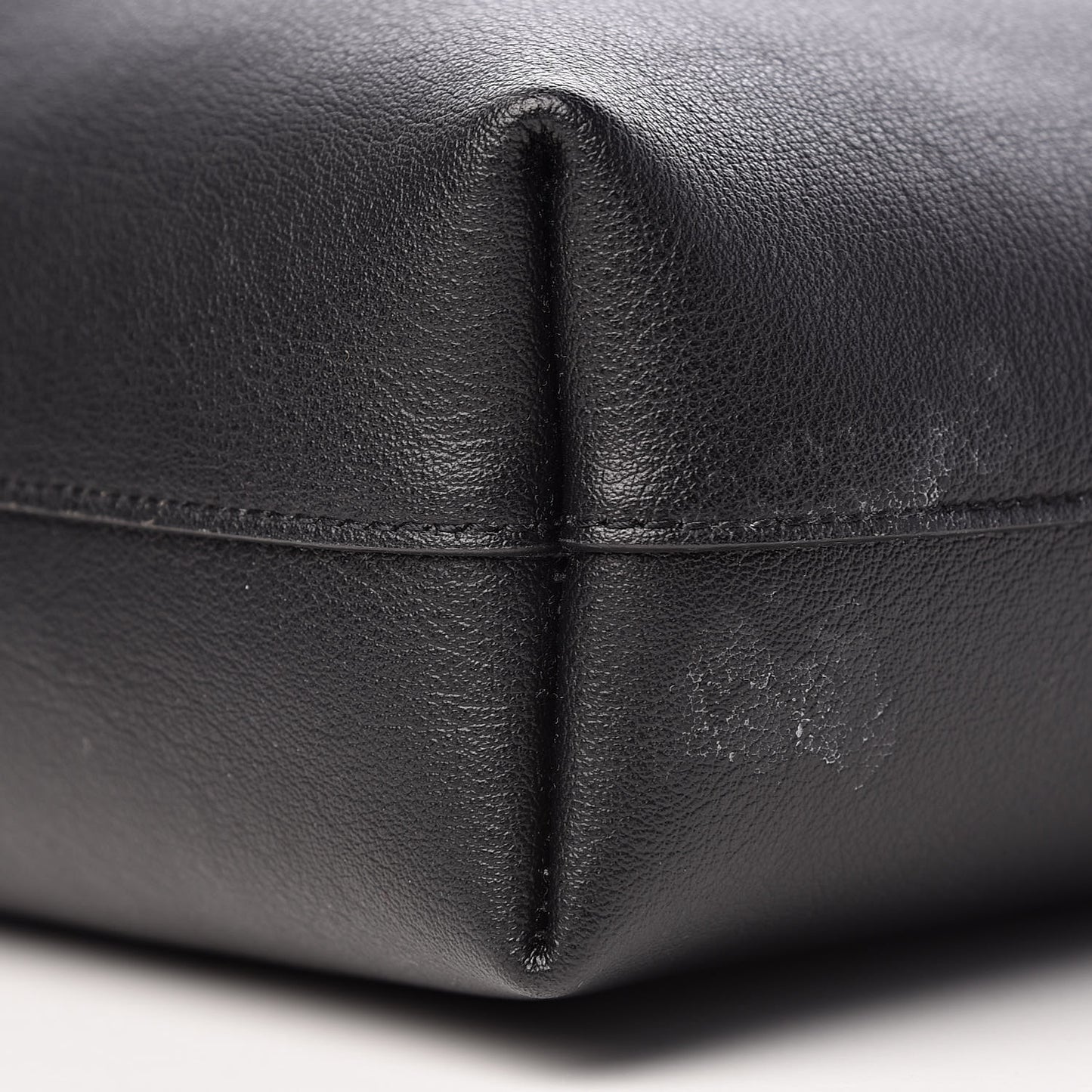 Calfskin Toy Shopping Tote Black
