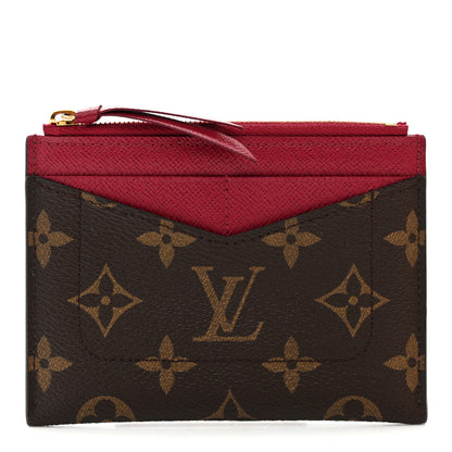 Louis Vuitton Monogram Zipped Card Holder Fuchsia 1 of 7