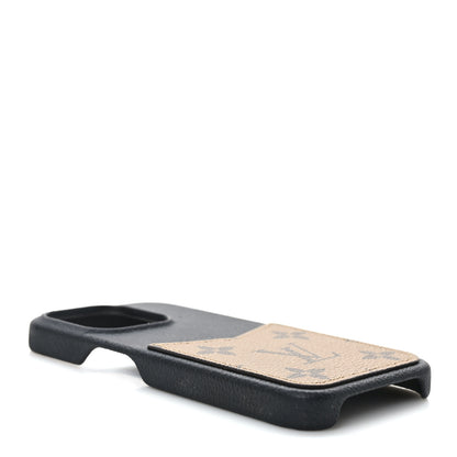 Louis Vuitton Reverse Monogram Pallas iPhone 14 Pro Bumper Black 4 of 7