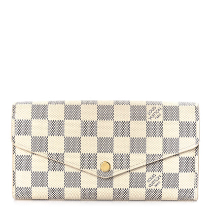 Louis Vuitton Damier Azur Sarah Wallet NM 1 of 10