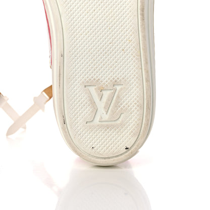 Louis Vuitton Calfskin LV Stellar Sneaker Boots 39 White Framboise 6 of 17