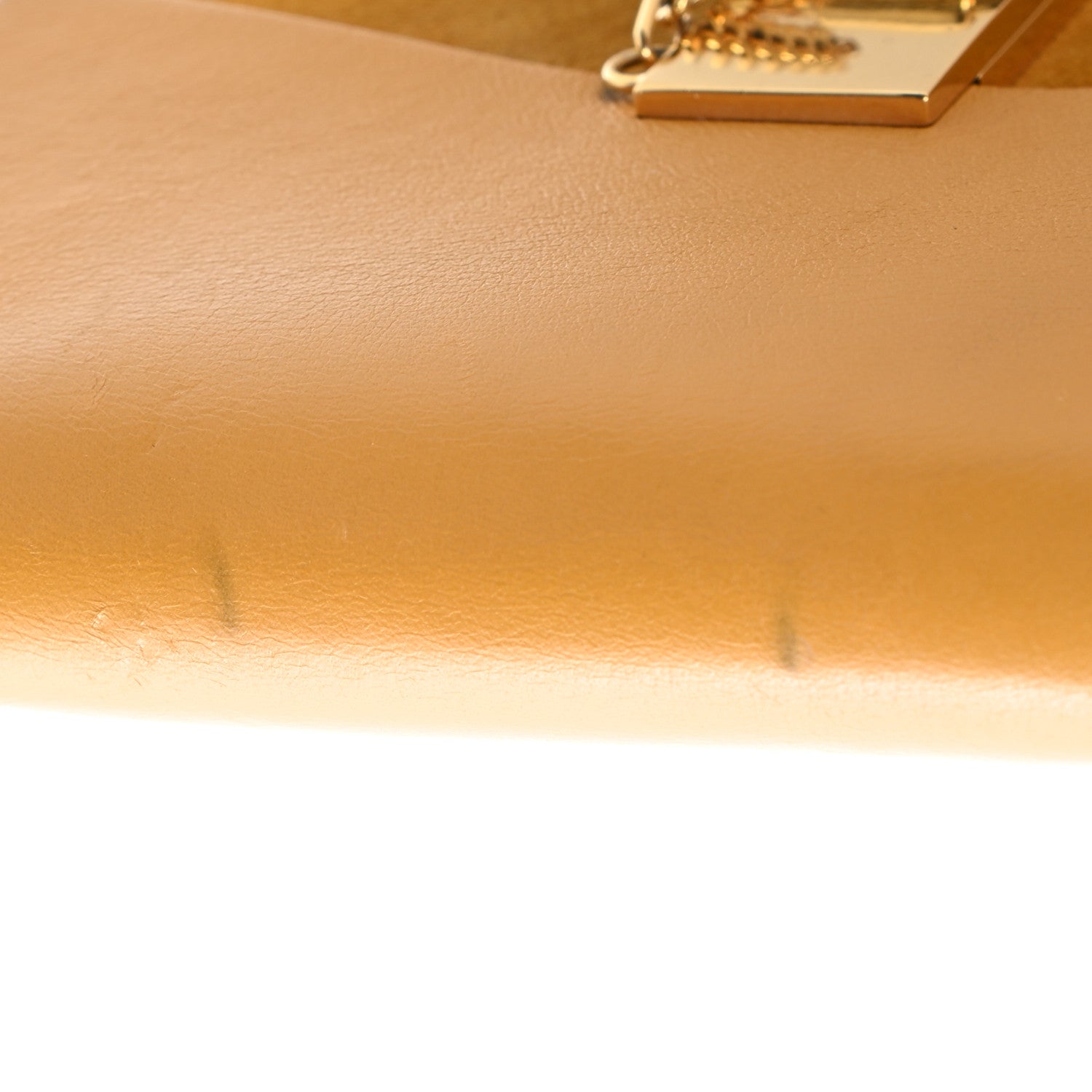 Chloe Suede Smooth Calfskin Mini Drew Shoulder Bag Dark Ochre 10 of 14