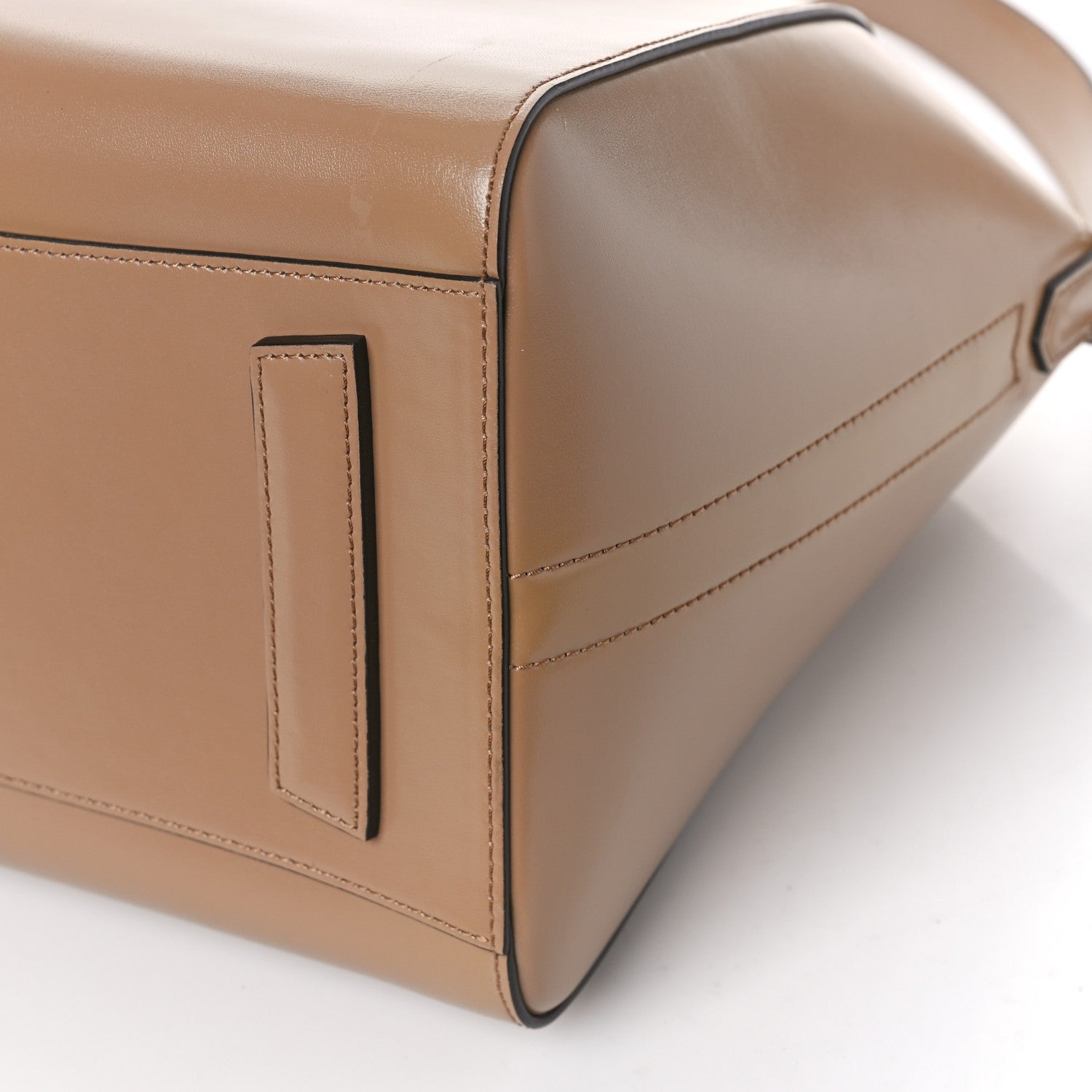 Givenchy Shiny Lord Calfskin Medium Antigona Dark Beige 9 of 9