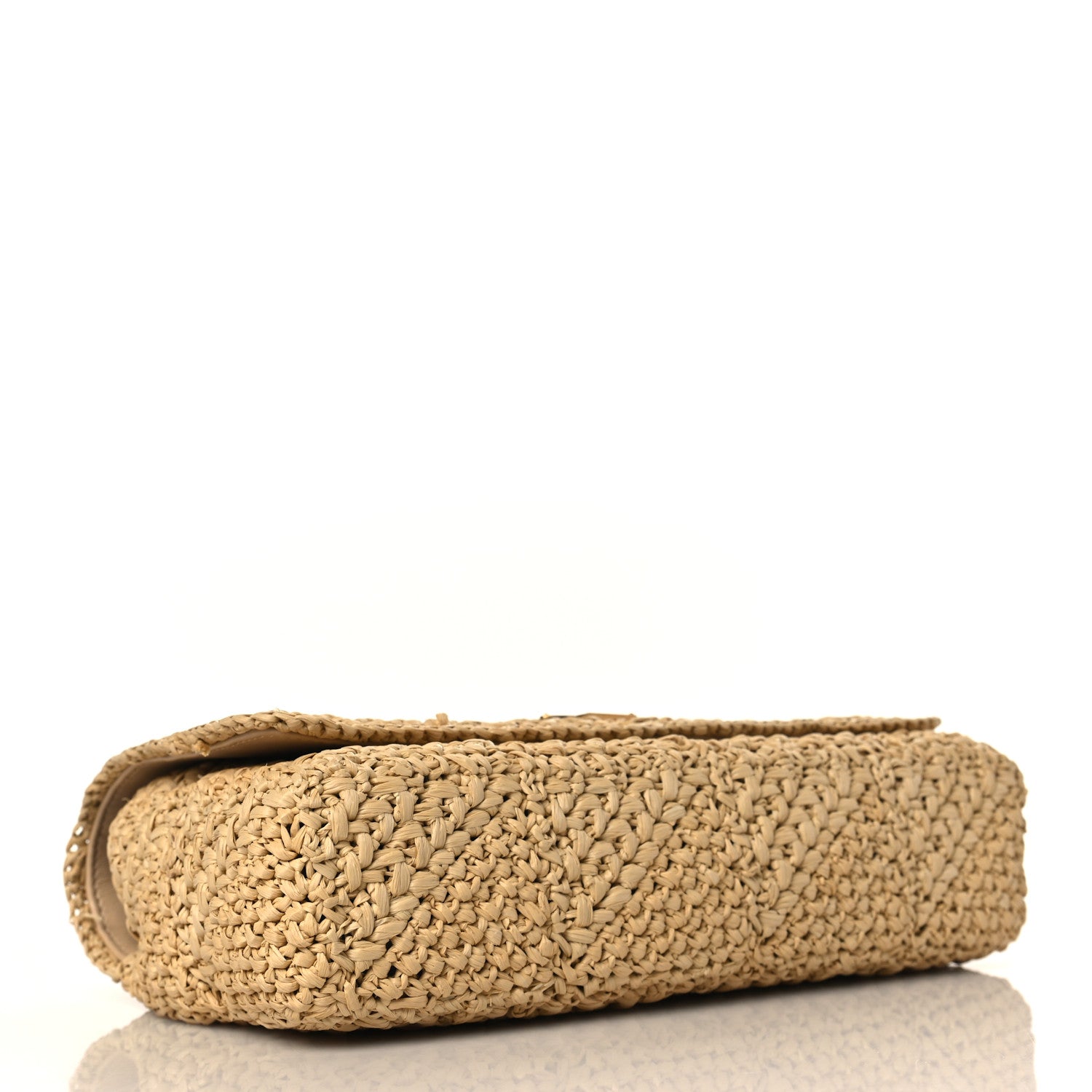 Saint Laurent Raffia Monogram Medium Jamie Natural Avorio 3 of 9