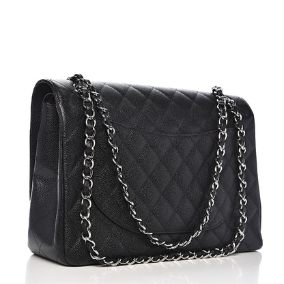 Chanel Caviar Quilted Maxi Double Flap Black 2 of 11
