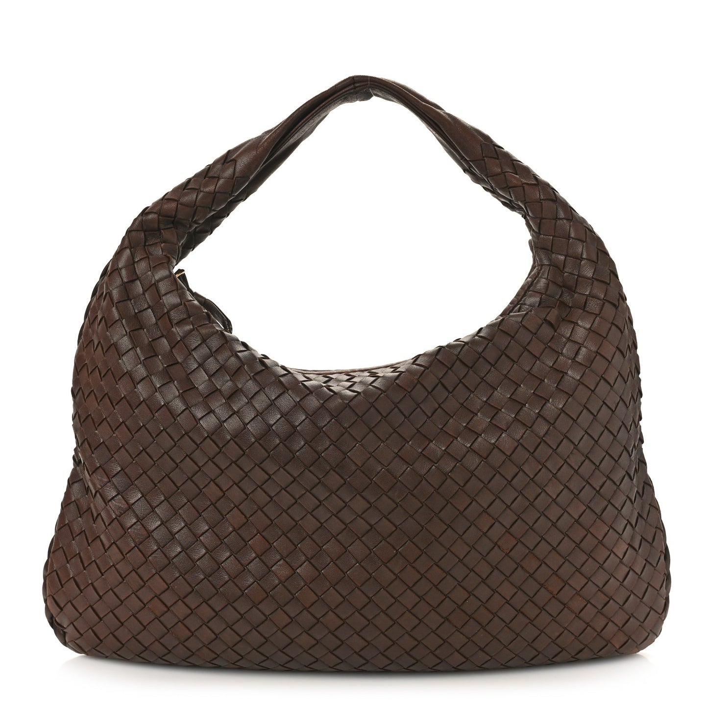 Nappa Intrecciato Medium Veneta Hobo Maple