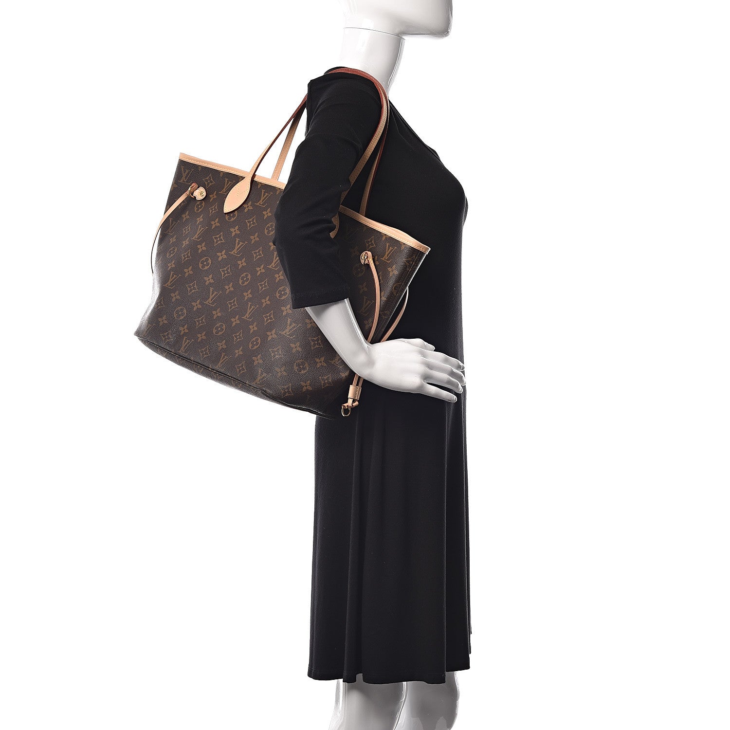 Louis Vuitton Monogram Neverfull MM 2 of 13