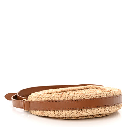 Saint Laurent Raffia Sac Round Naturel 4 of 9