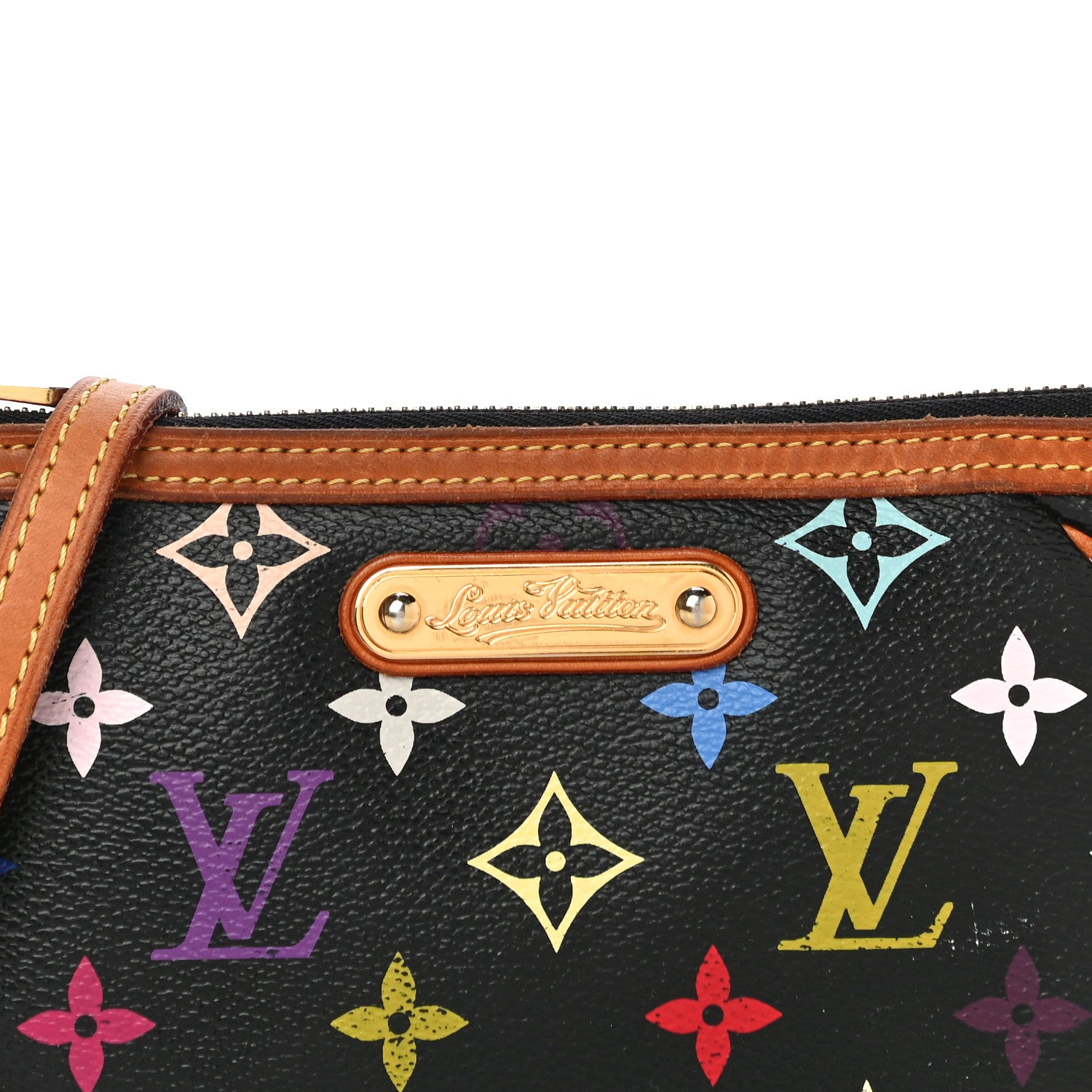 Louis Vuitton Monogram Multicolor Pochette Milla MM Black 13 of 17