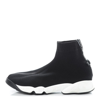 Christian Dior Technical Canvas Fusion High Top Sneakers 39.5 Black 1 of 9