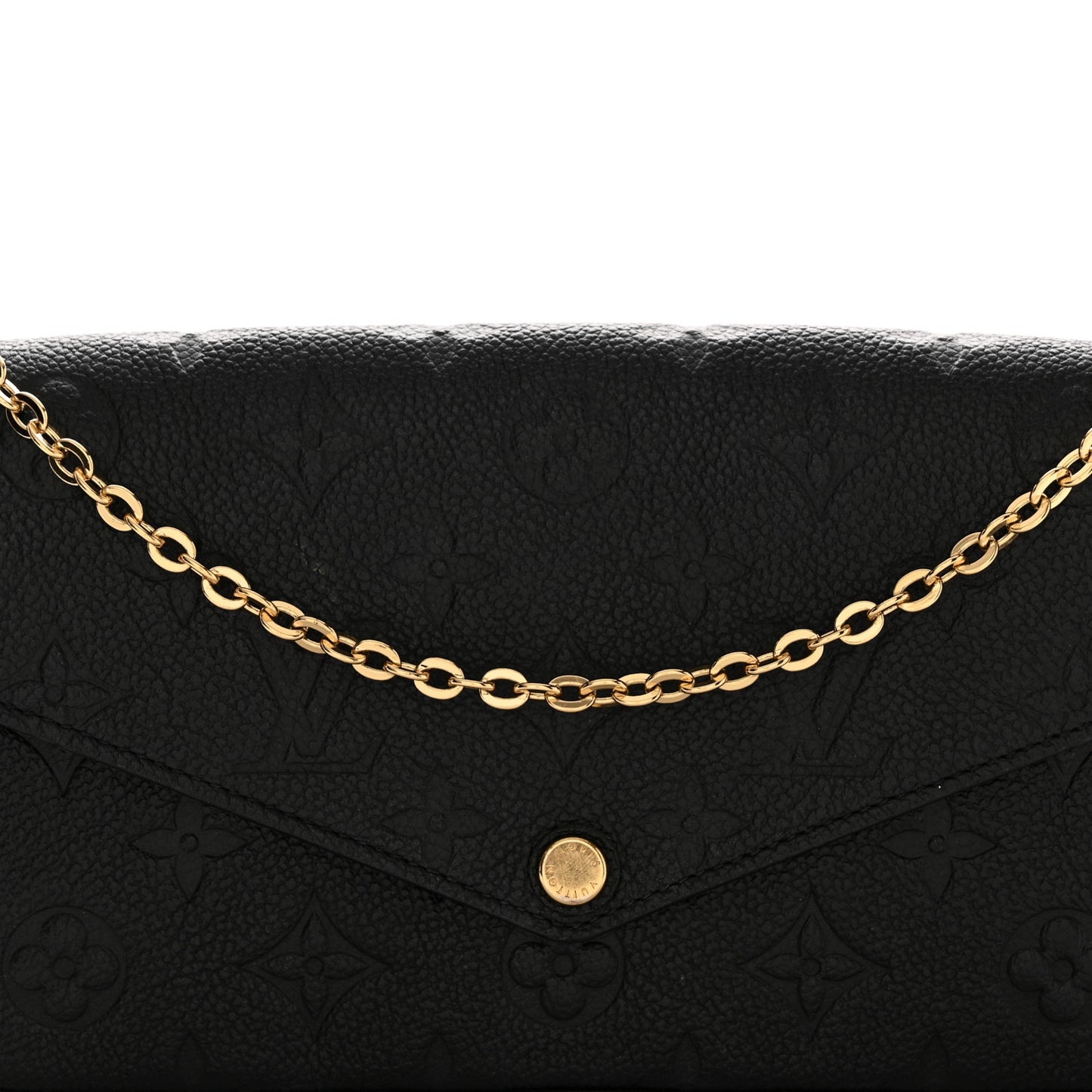 Empreinte Pochette Felicie Chain Wallet Black