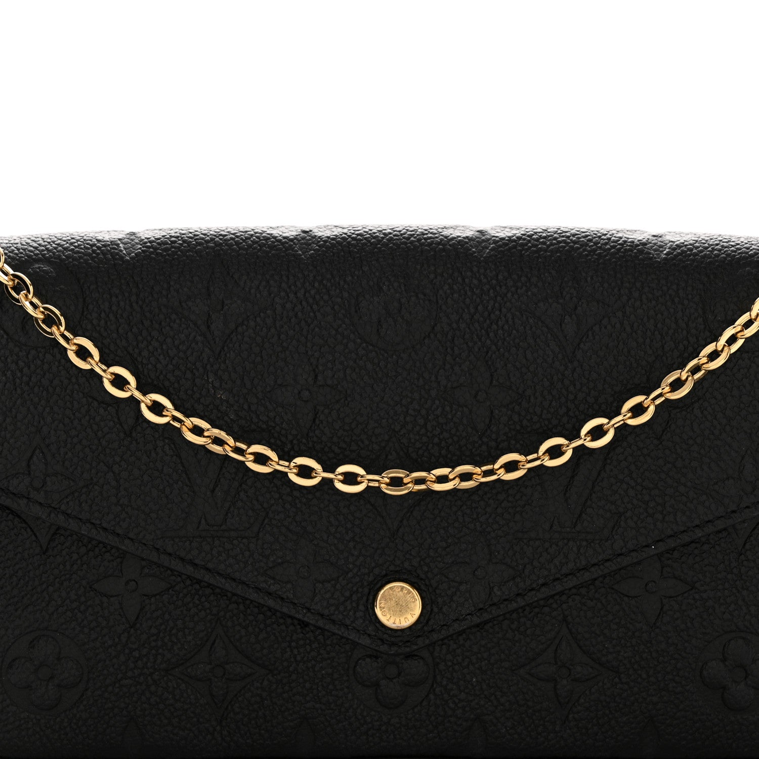 Louis Vuitton Empreinte Pochette Felicie Chain Wallet Black 8 of 14