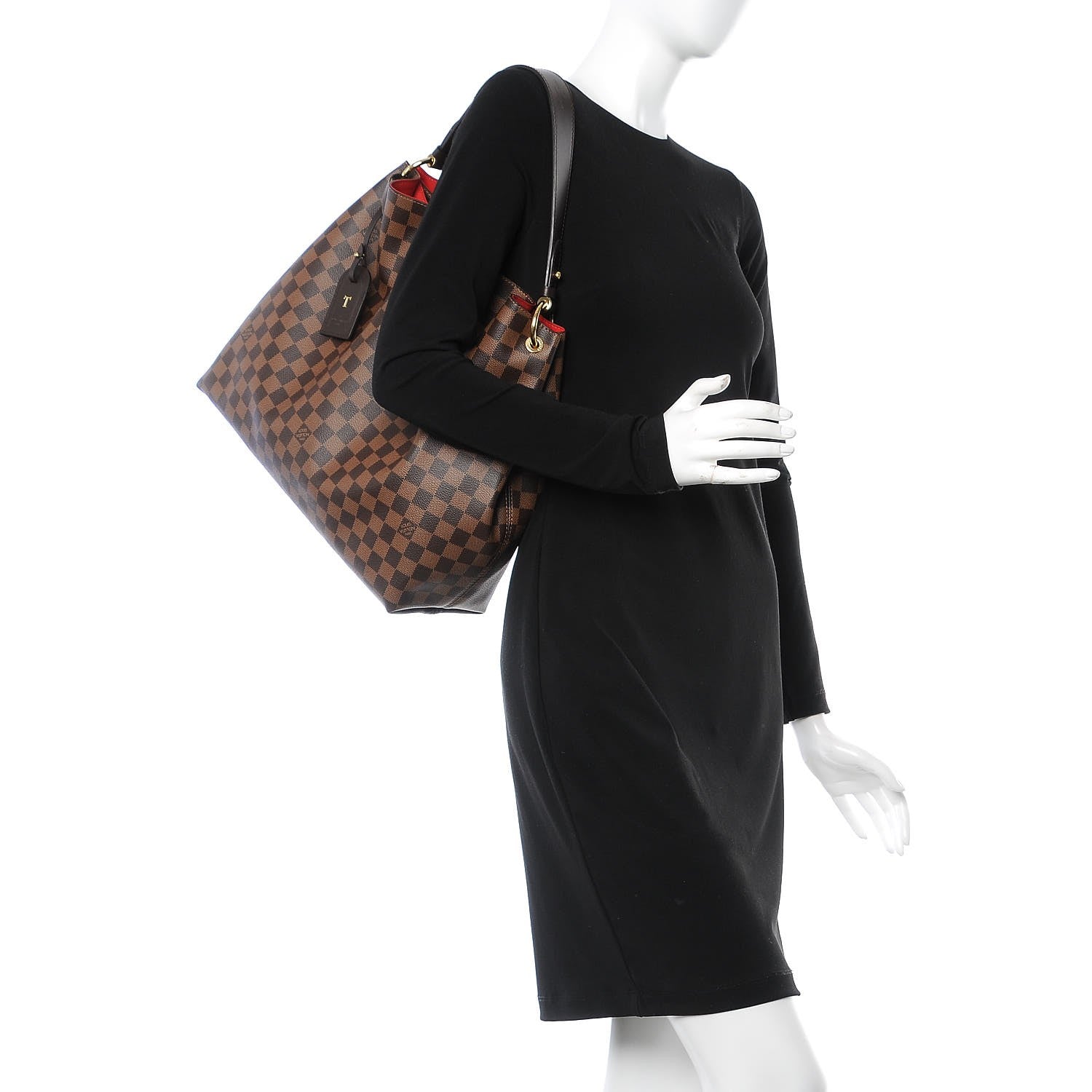 Louis Vuitton Damier Ebene Graceful MM 2 of 9