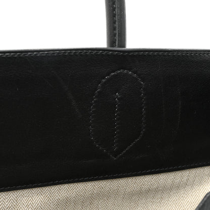 Hermes Hunter Criss Viking Evercolor HAC Birkin 40 Ecru Black 8 of 13