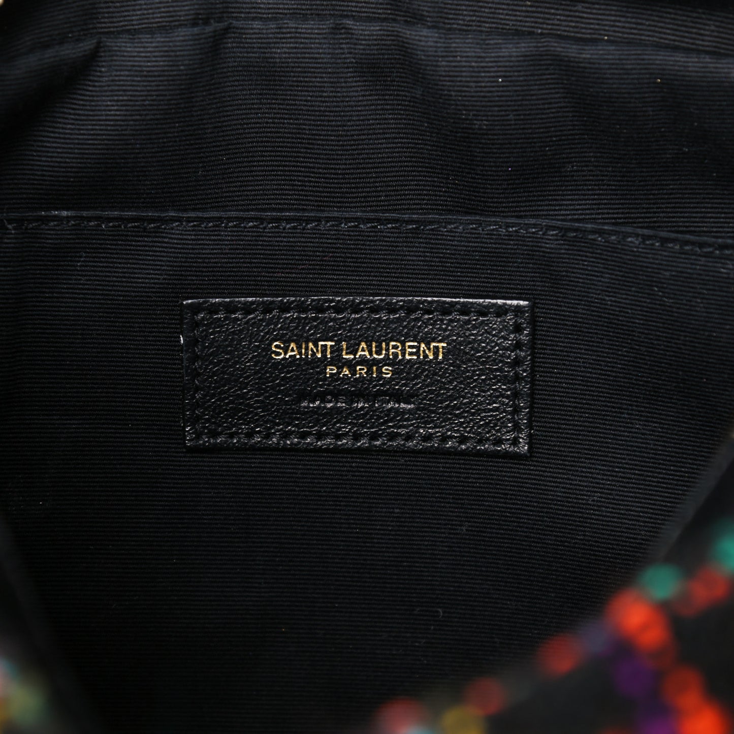 Tweed Calfskin Monogram Lou Camera Bag Black