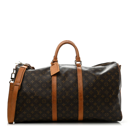 Louis Vuitton Monogram Keepall Bandouliere 55 1 of 21