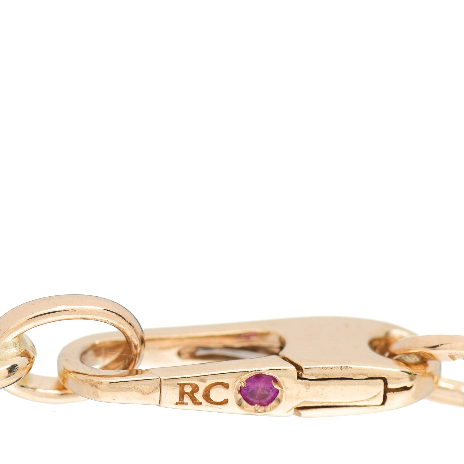 Roberto Coin 18K Yellow Gold Roped Paper Clip Link Bracelet 4 of 4