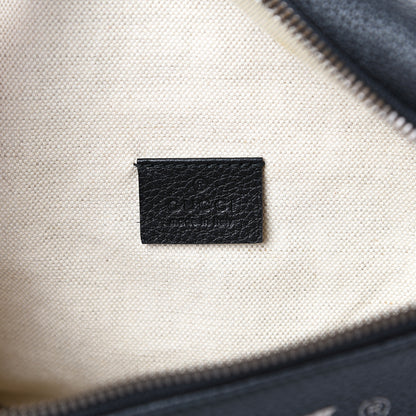 Gucci Grained Calfskin Logo Belt Bag Black 5 of 9