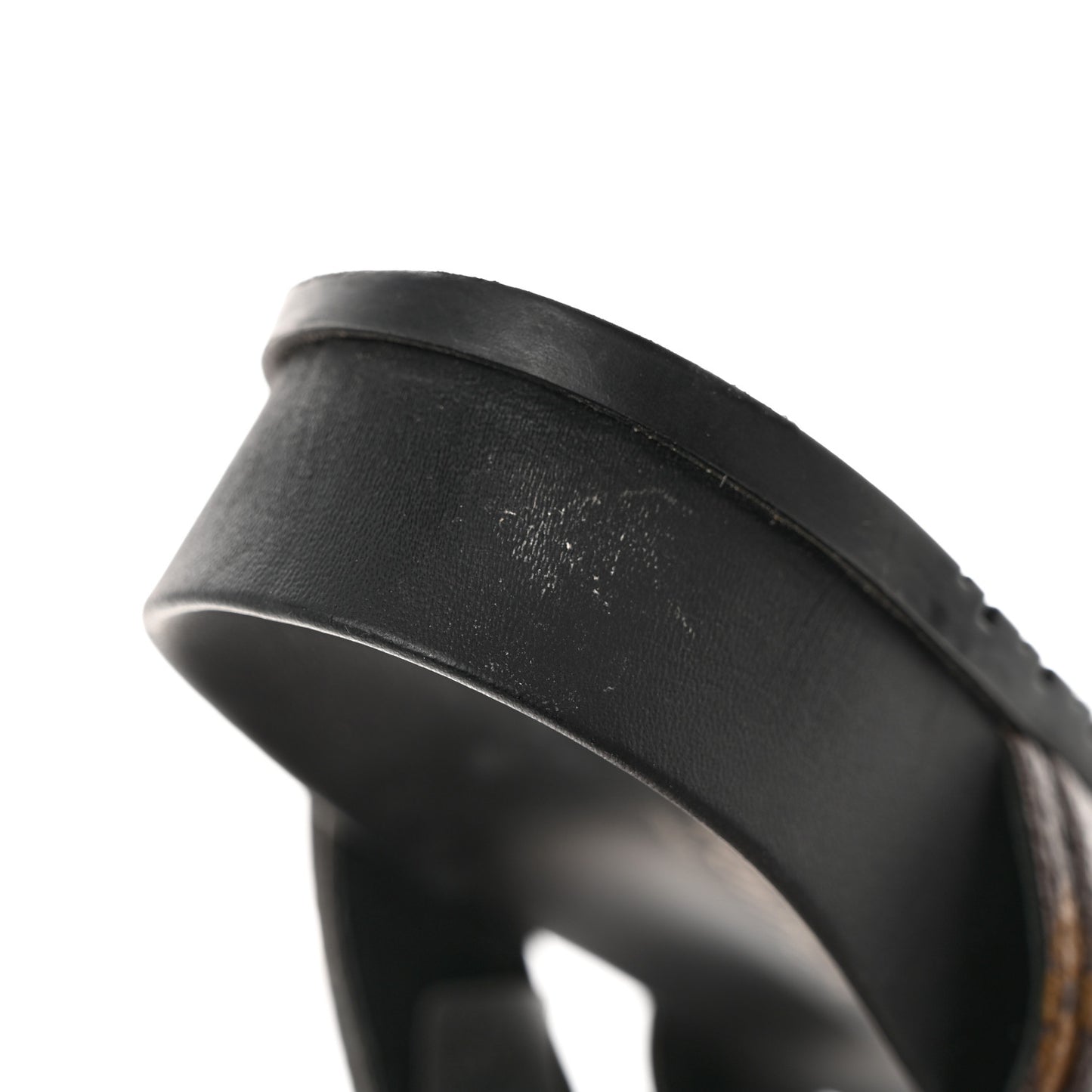 Bom Dia Flat Mule Sandals 36 Black