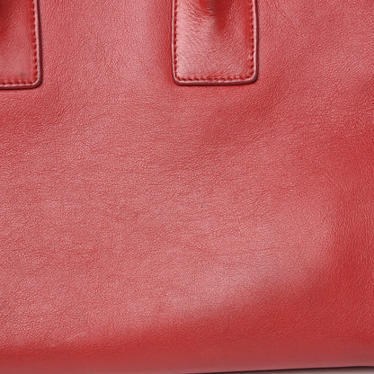 Saint Laurent Calfskin Small Sac De Jour Lipstick Red 13 of 18