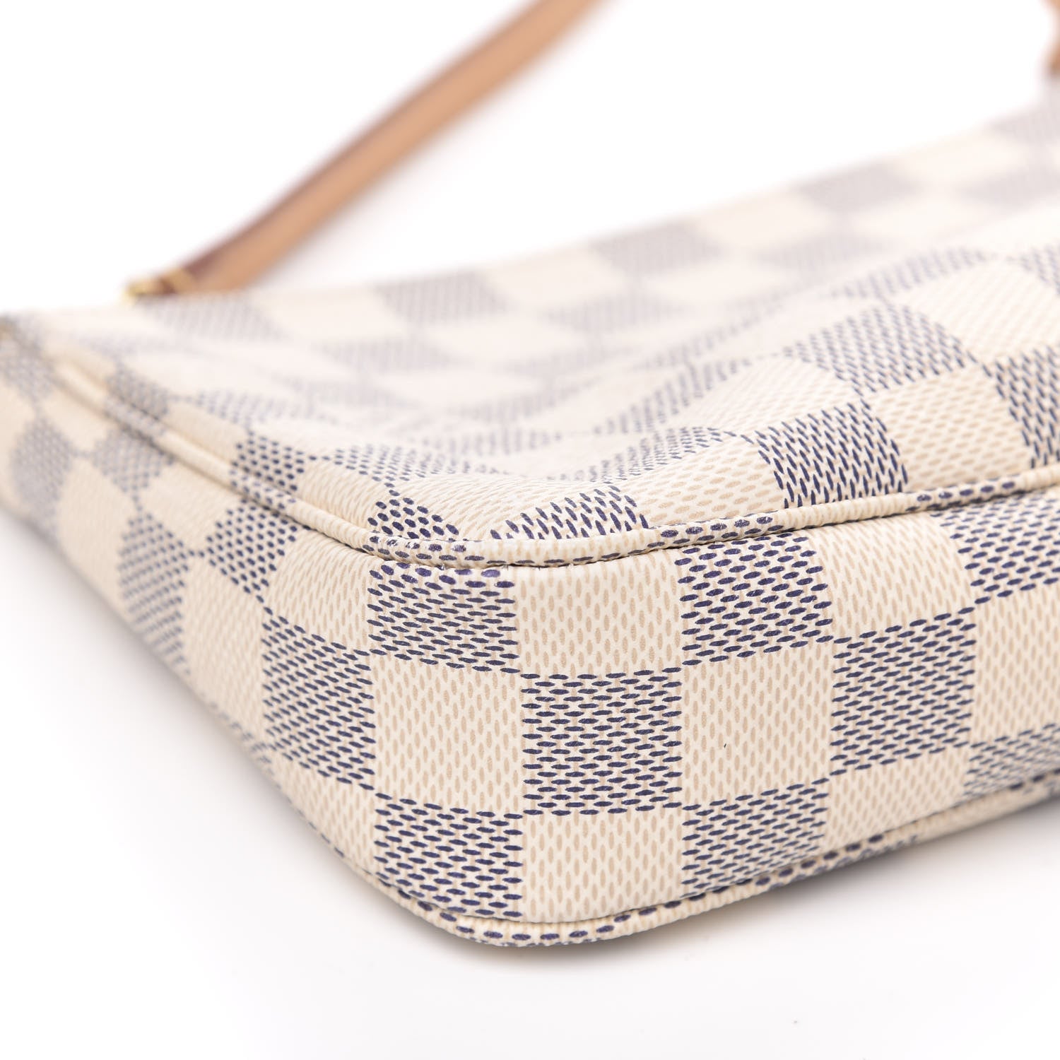 Louis Vuitton Damier Azur Pochette Accessories NM 8 of 10