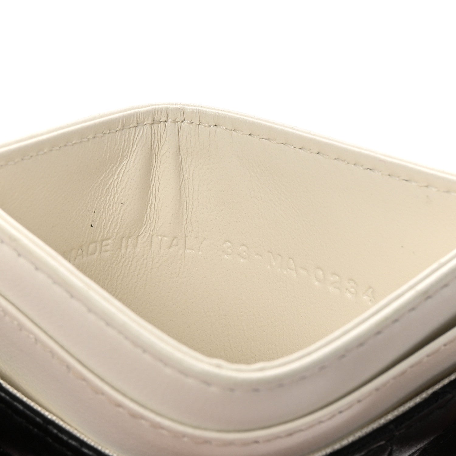 Christian Dior Lambskin Cannage Lady Dior Card Holder Black White 7 of 7