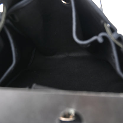 Hermes Toile Vache Calfskin Herbag 30 PM Backpack Black 5 of 10