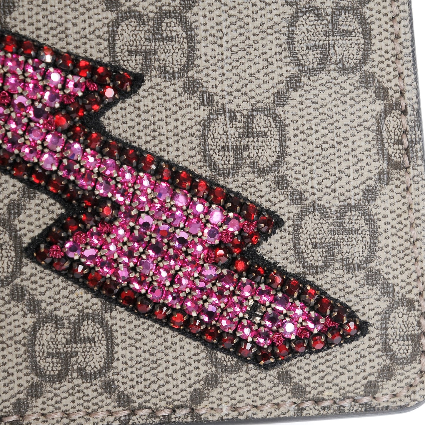 GG Supreme Monogram Lightning Embroidered Medium Dionysus Shoulder Bag Beige