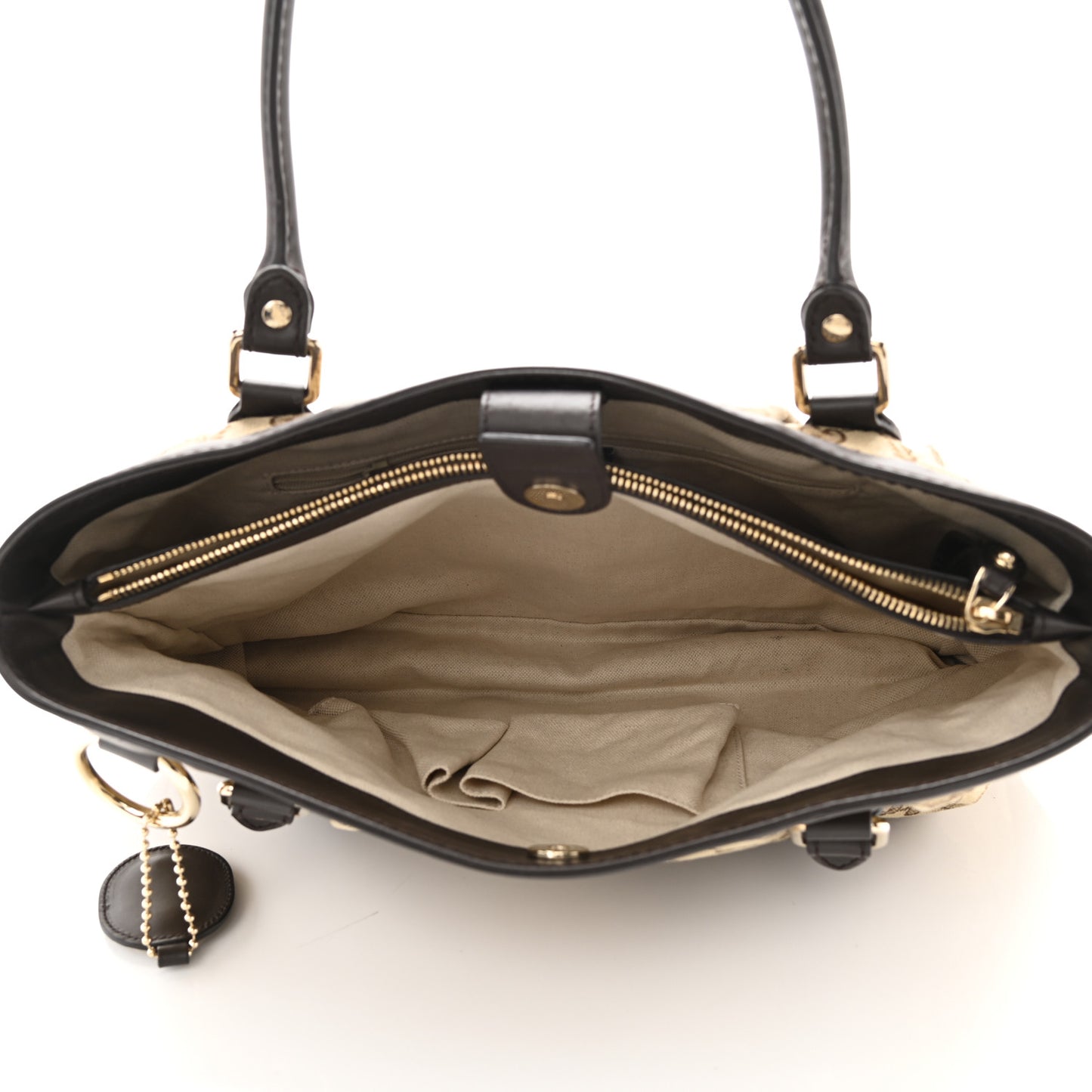 Monogram Medium Sukey Top Handle Tote Brown