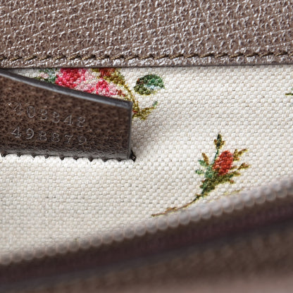 Gucci Calfskin Web Floral Embroidered Medium Dionysus Shoulder Bag New Acero 7 of 9