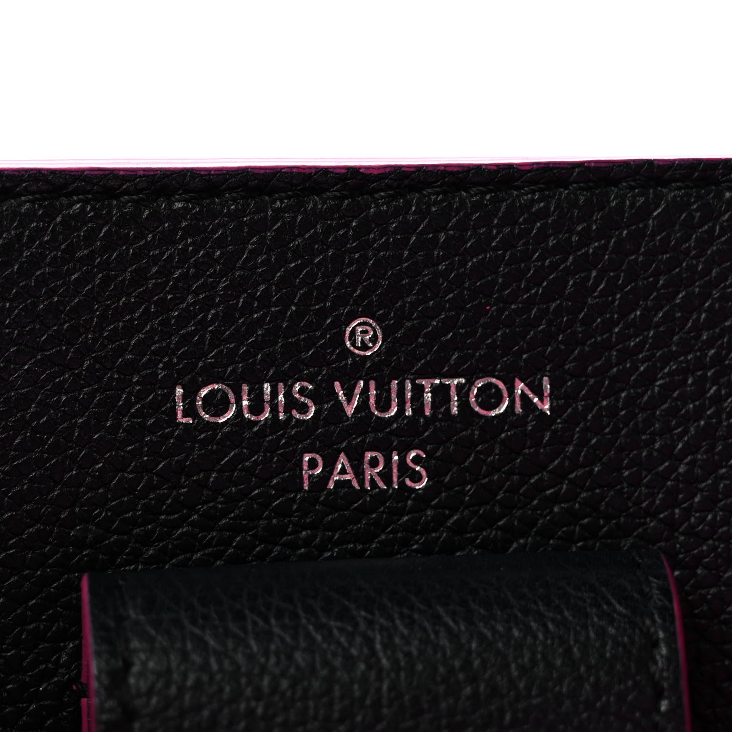 Louis Vuitton Calfskin Lockme Bucket Black 6 of 8