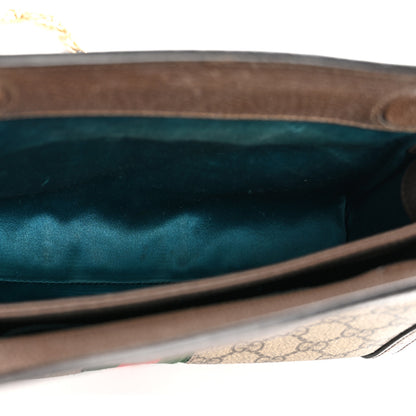 Gucci GG Supreme Monogram Web Small Ophidia Chain Shoulder Bag Brown 5 of 13