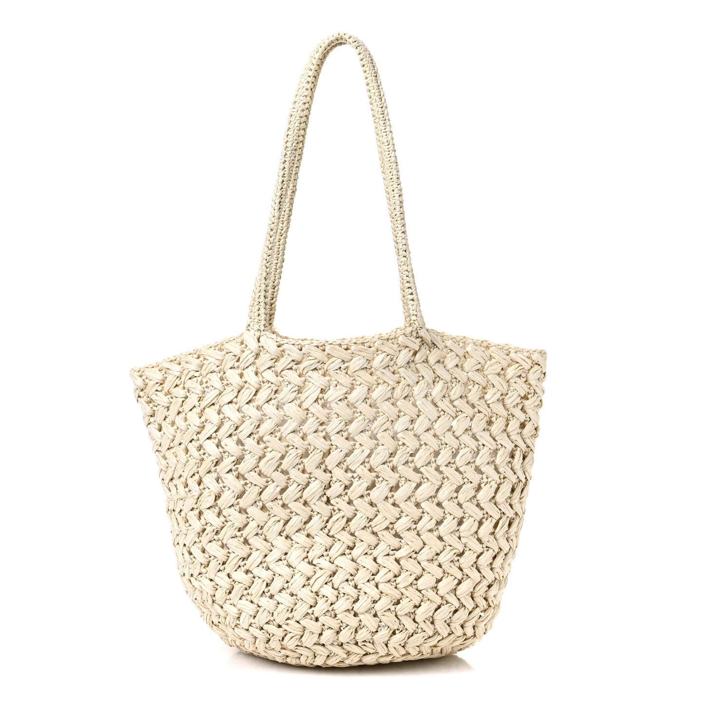 Raffia Estelle Tote Bag Wheat