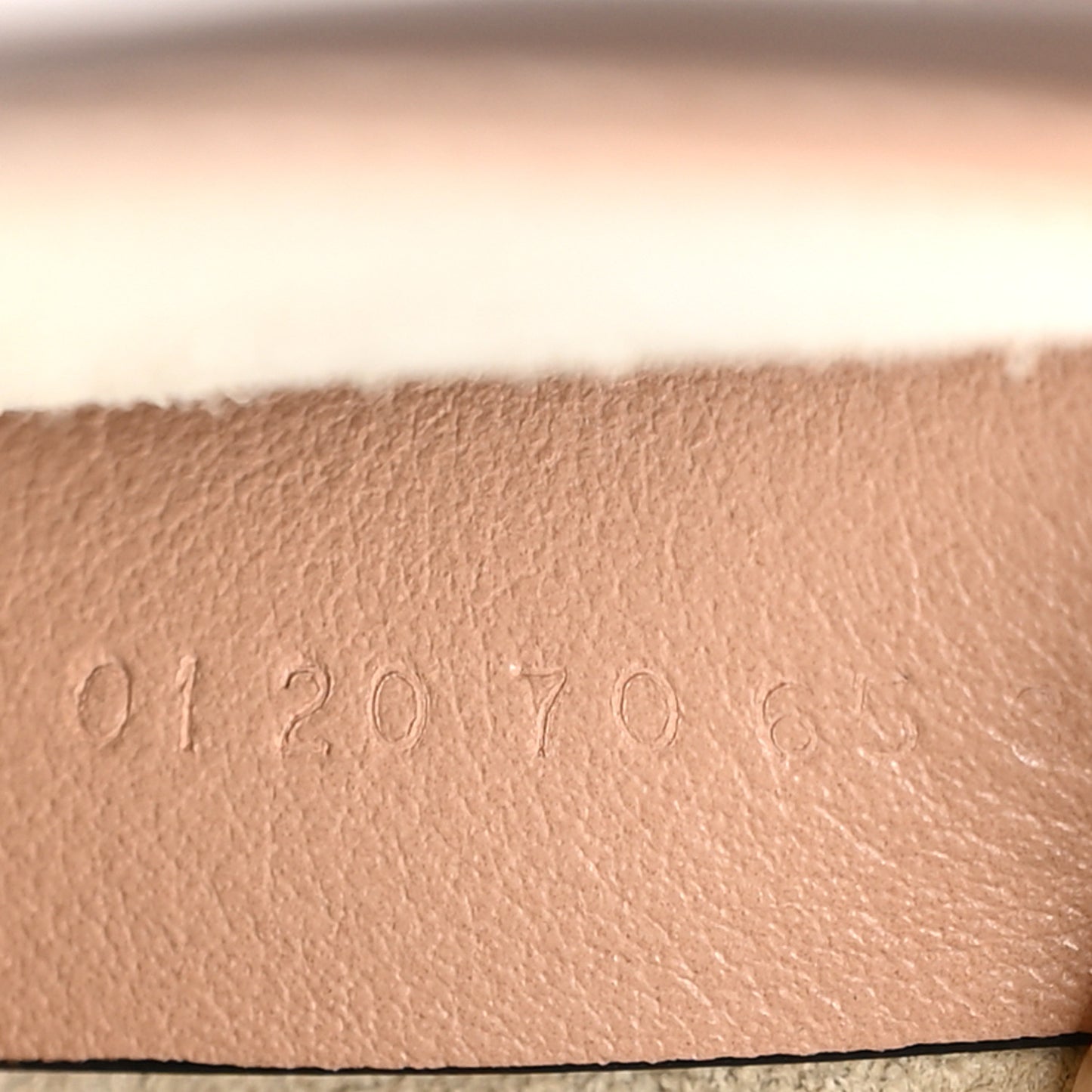 Calfskin Suede Small Nile Bracelet Bag Biscotti Beige