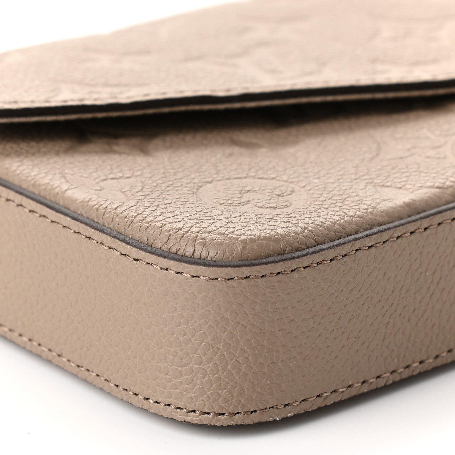 Louis Vuitton Empreinte Pochette Felicie Chain Wallet Tourterelle 7 of 8