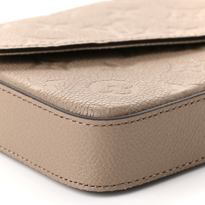 Louis Vuitton Empreinte Pochette Felicie Chain Wallet Tourterelle 7 of 8