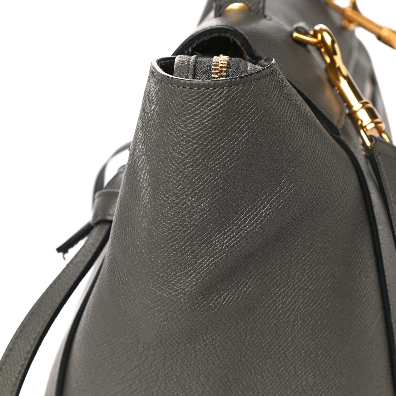 Celine Grained Calfskin Mini Belt Bag Grey 12 of 25