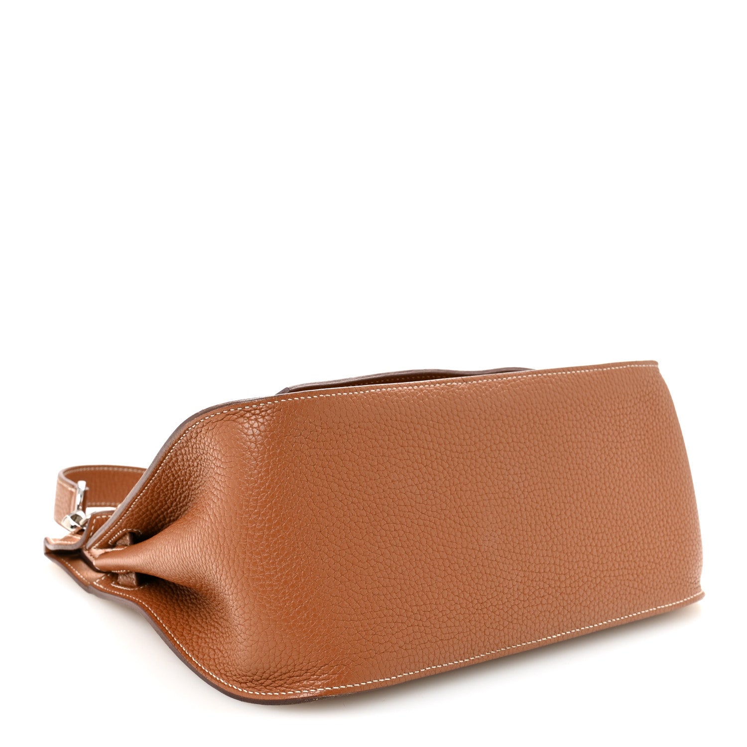 Hermes Taurillon Clemence Jypsiere 28 Gold 4 of 10