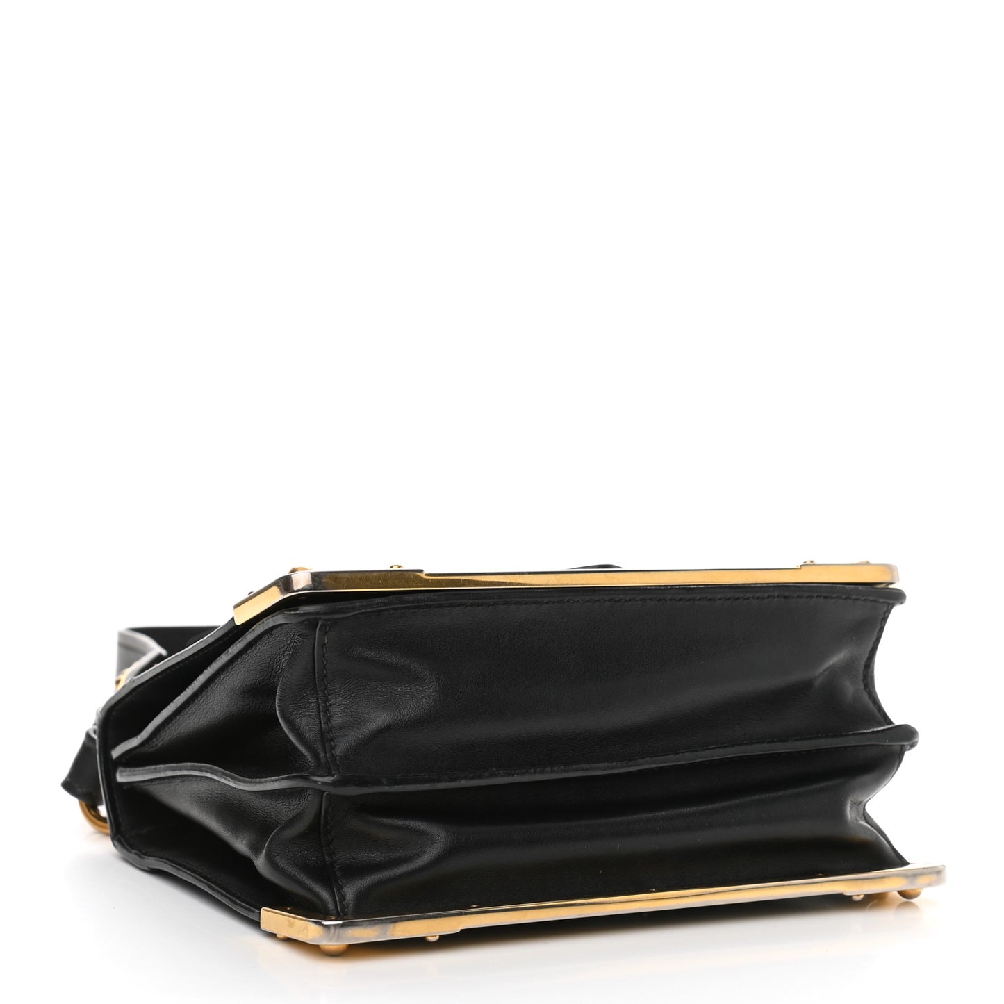 City Calf Saffiano Cahier Bag Black